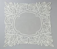 photograph of a Battenberg lace table cover
